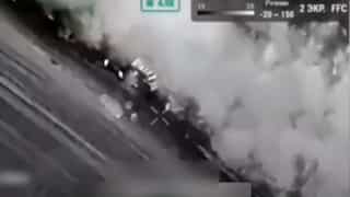 Drone footage allegedly shows Russian soldiers lining up and executing 16 Ukraine soldiers
