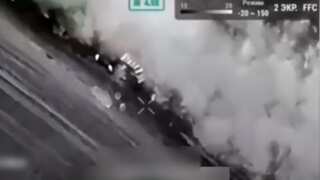 Drone footage allegedly shows Russian soldiers lining up and executing 16 Ukraine soldiers