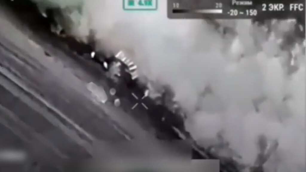 Drone footage allegedly shows Russian soldiers lining up and executing 16 Ukraine soldiers