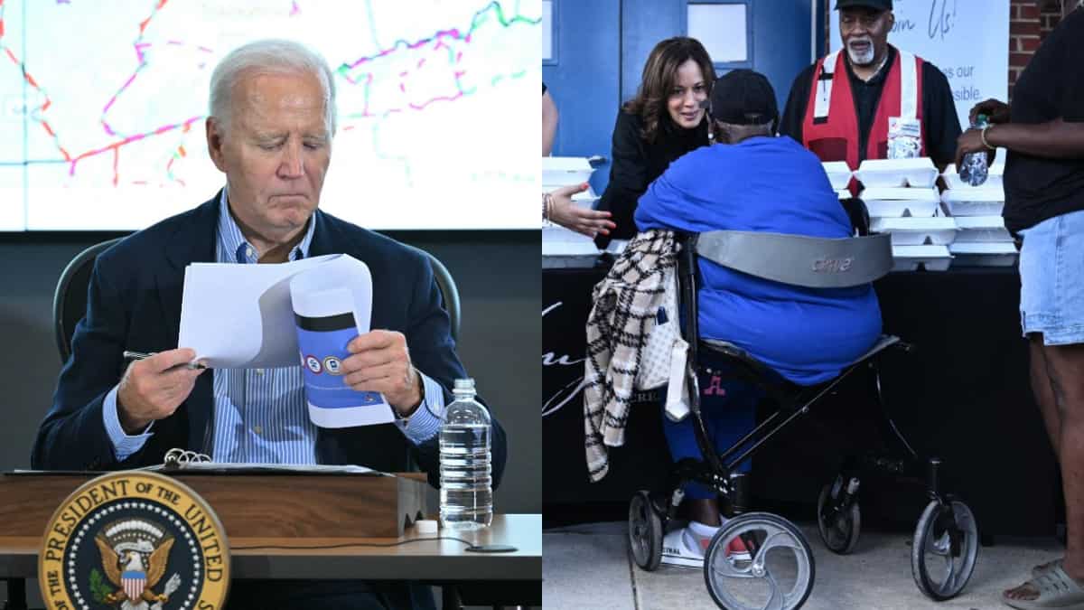 Biden and Harris lead relief efforts as hurricane Helene death toll ...