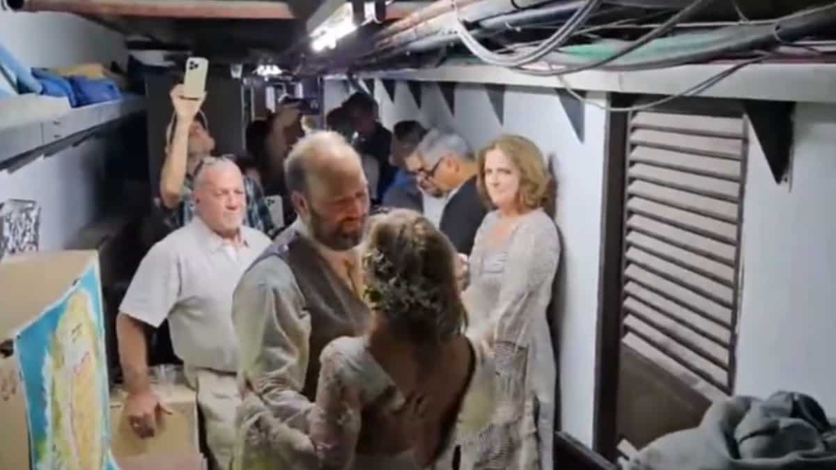 Watch: Newlyweds have their first dance in Jerusalem's underground  bunker amid intense war, video goes viral
