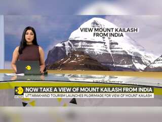 Pilgrims Witness Kailash Peak From Old Lipulekh Pass in Uttarakhand