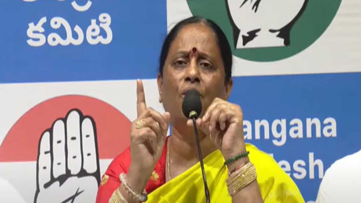 Telangana minister Konda Surekha alleges KTR responsible for his father KCR's disappearance Telangana minister Konda Surekha alleges KTR responsible for his father KCR's disappearance