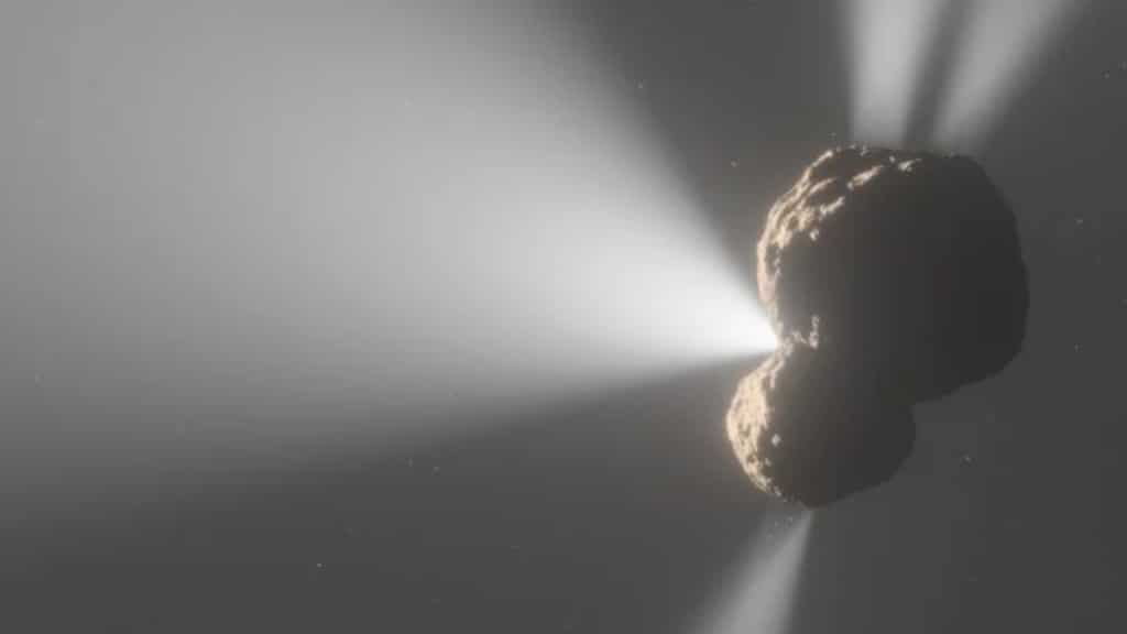 Centaur, an icy body in space, is shooting multiple jets of hot gas. What's going on?