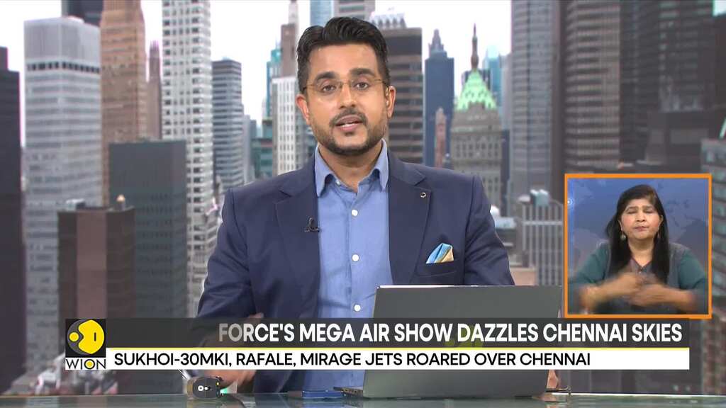 Chennai IAF Air Show: Indian Airforce's Mega Air Show Dazzles Chennai Skies