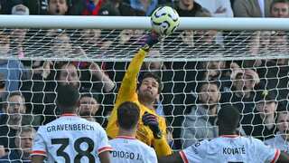 Premier League: Alisson Becker injured and out for ‘few weeks’ in Liverpool’s win at Palace