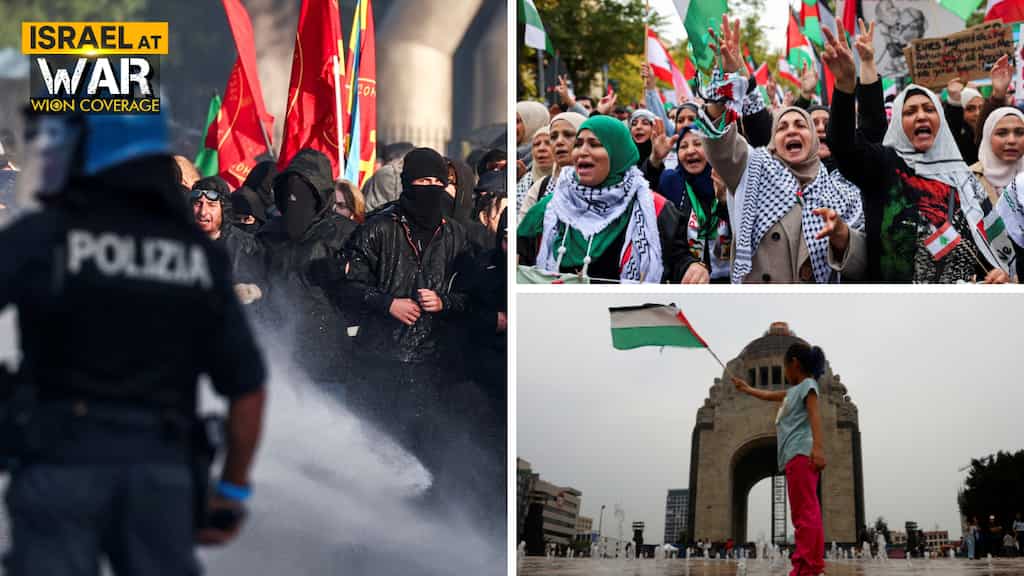 Ahead of Gaza war’s first anniversary, thousands march worldwide for ceasefire