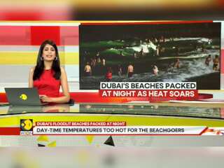 Gravitas: Dubai's Floodlit Beaches Packed at Night as Heat Soars