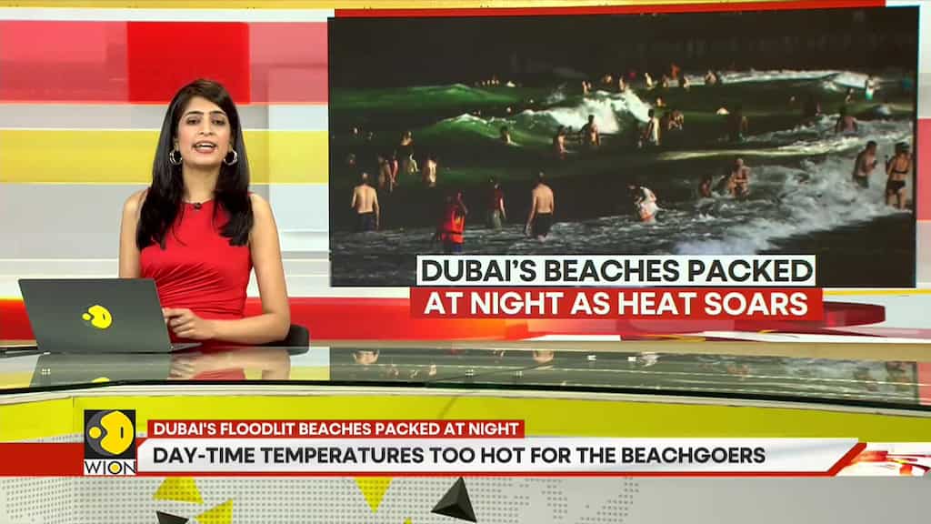 Gravitas: Dubai's Floodlit Beaches Packed at Night as Heat Soars