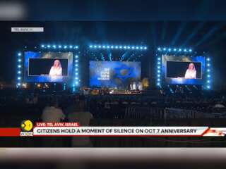 Gravitas: Citizens Hold a Moment of Silence on October 7 Attack Anniversary in Tel Aviv