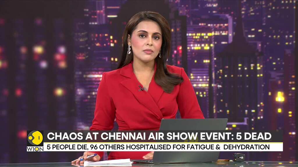 Chennai Air Show Chaos: 5 People Die , 96 Others Hospitalised Over Fatigue & Dehydration