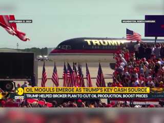 US Elections: Oil Moguls Emerge As Trump's Key Cash Source |