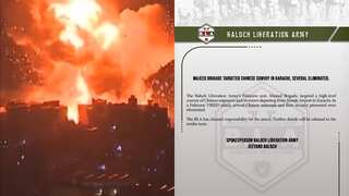 Pakistan: Chinese convoy attacked, at least two killed in blast at Karachi airport; BLA claims responsibility