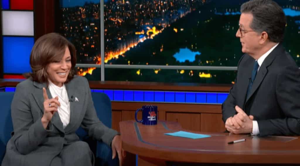 Kamala Harris to appear on The Late Show With Stephen Colbert, first as presidential nominee