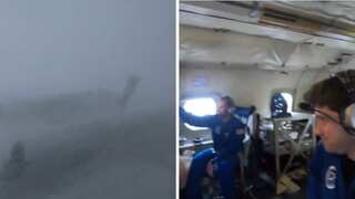 Watch: Hair-raising footage of NOAA research plane tumbling in centre of Hurricane Milton