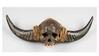 19th-century horned Naga human skull pulled from UK auction after outrage