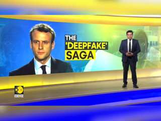 Viral Deepfake Video Shows Macron Kissing Male Security Guard