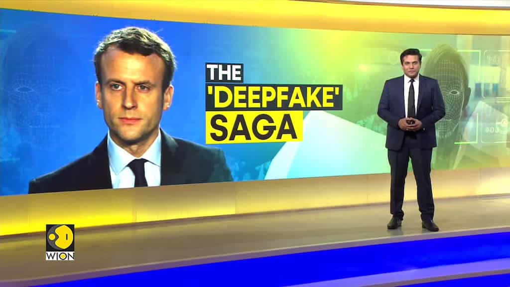 Viral Deepfake Video Shows Macron Kissing Male Security Guard