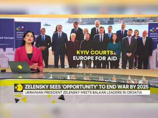 Ukrainian President Zelensky Meets UK PM Keir Starmer in London on Tour of European Allies