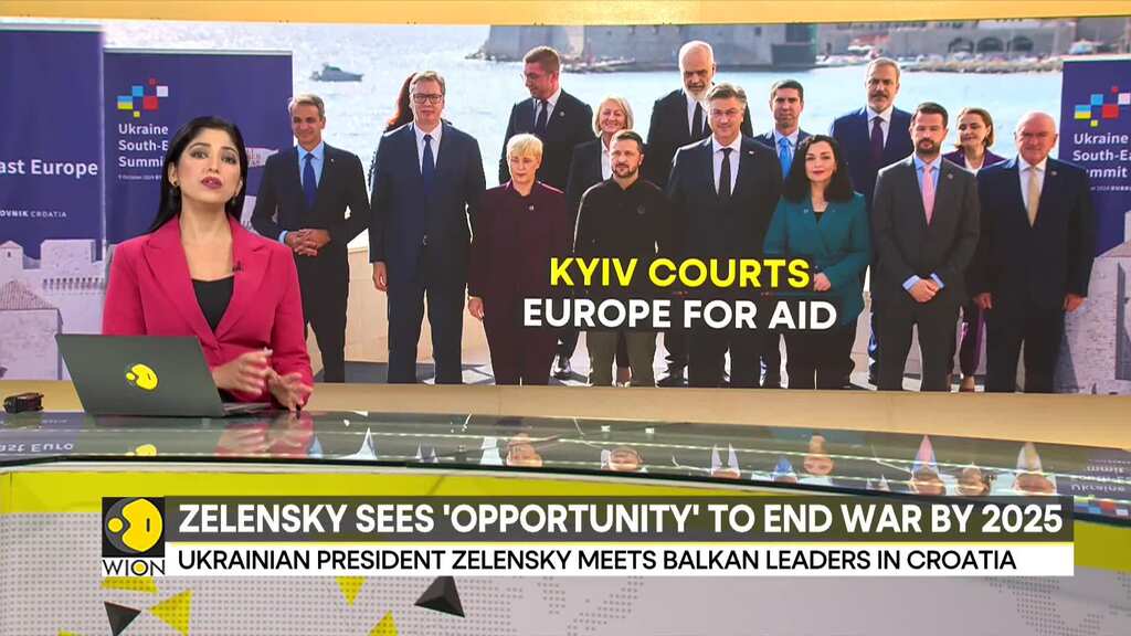 Ukrainian President Zelensky Meets UK PM Keir Starmer in London on Tour of European Allies