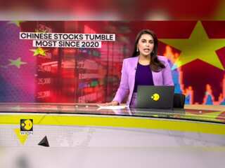 Chinese Stocks Tumble Most Since 2020