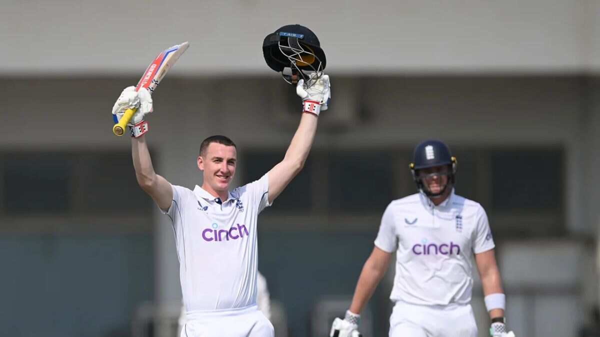 Multan Test Harry Brook happy to eclipse father's highest club score