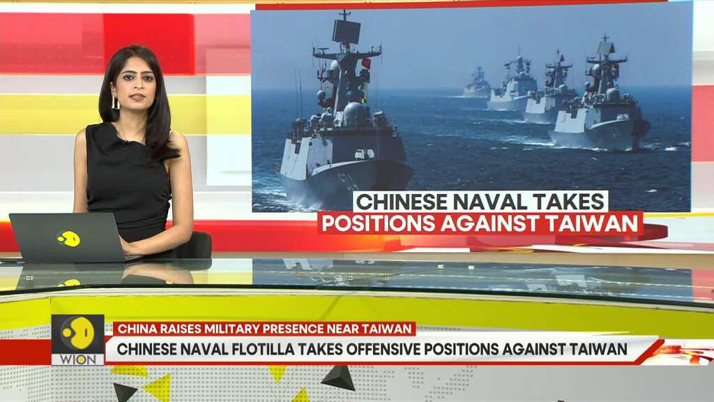 Chinese Naval Flotilla Takes Offensive Positions Against Taiwan In Last 9 Days