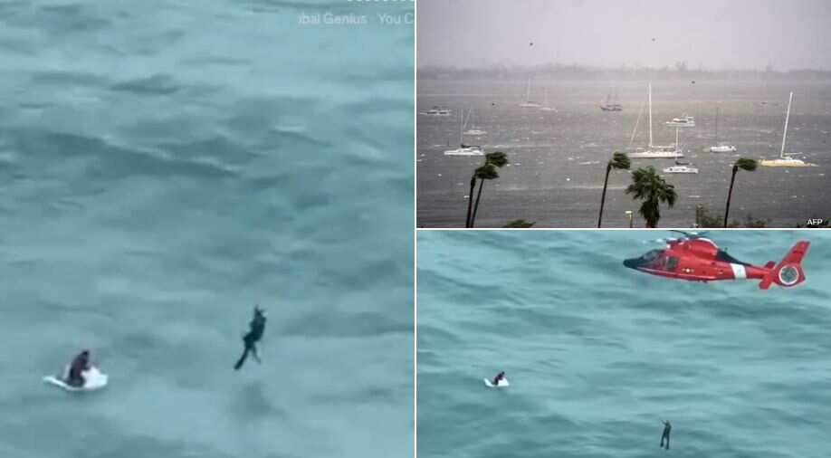 Watch: Man rescued 48 km off coast in ‘nightmare scenario’ as Hurricane Milton pounded Florida