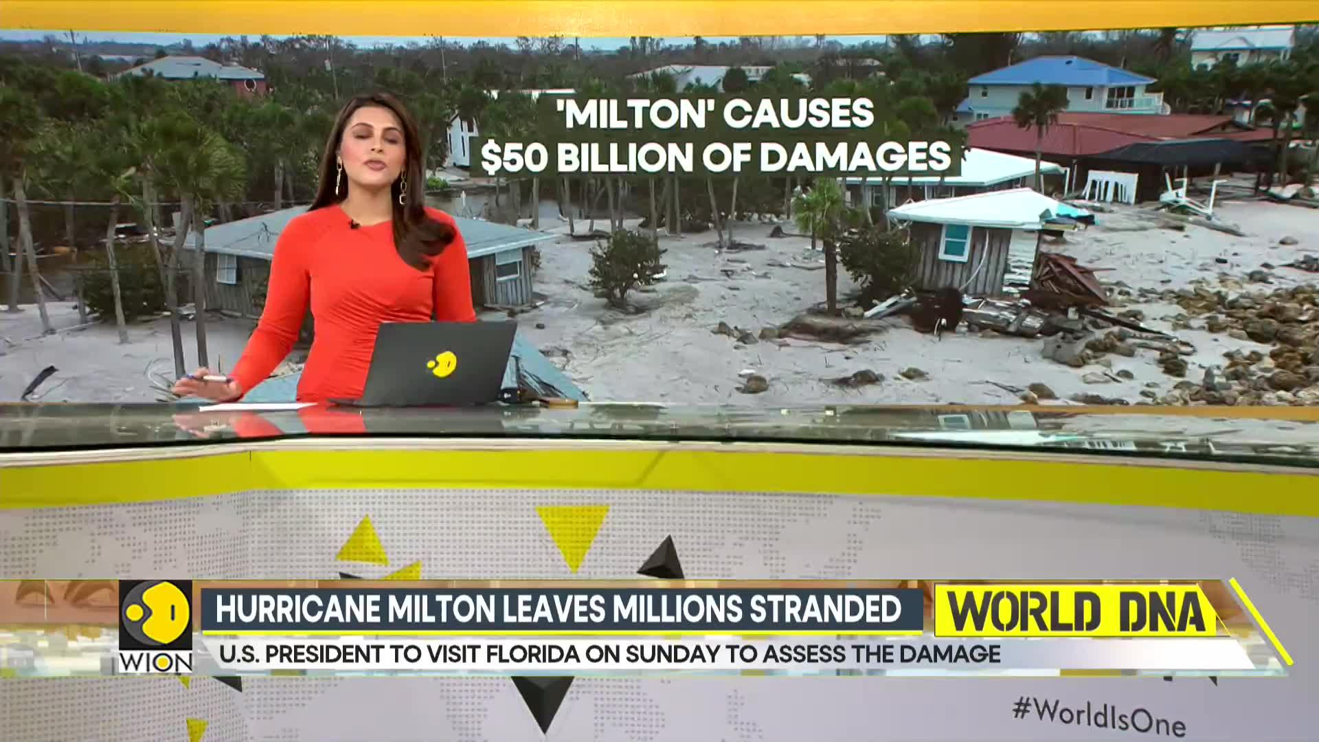 Hurricane Milton: Hurricane Milton Inflicts Staggering $50 Billion in Estimated Damage: Biden