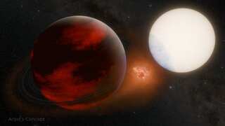 Another lo in space? A cloud of gas hints at first exomoon bursting with volcanoes