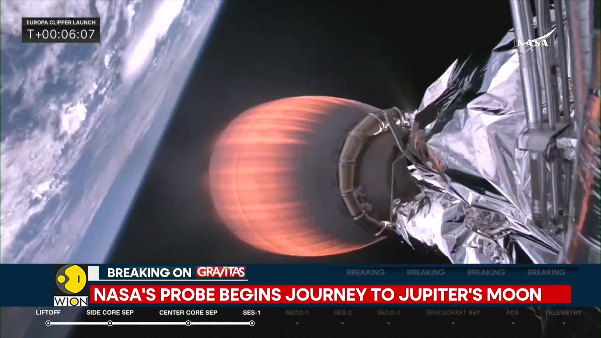 BREAKING: NASA's Probe Begins Journey to Jupiter's Icy Moon Europa