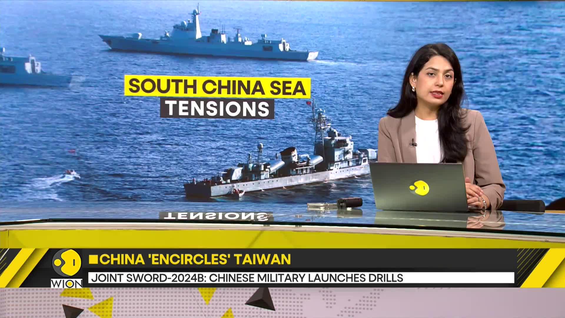 South China Sea Tensions: China Launches Military Drills Near Taiwan