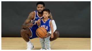 Paul George suffers knee injury in second NBA pre-season game with Philadelphia 76ers