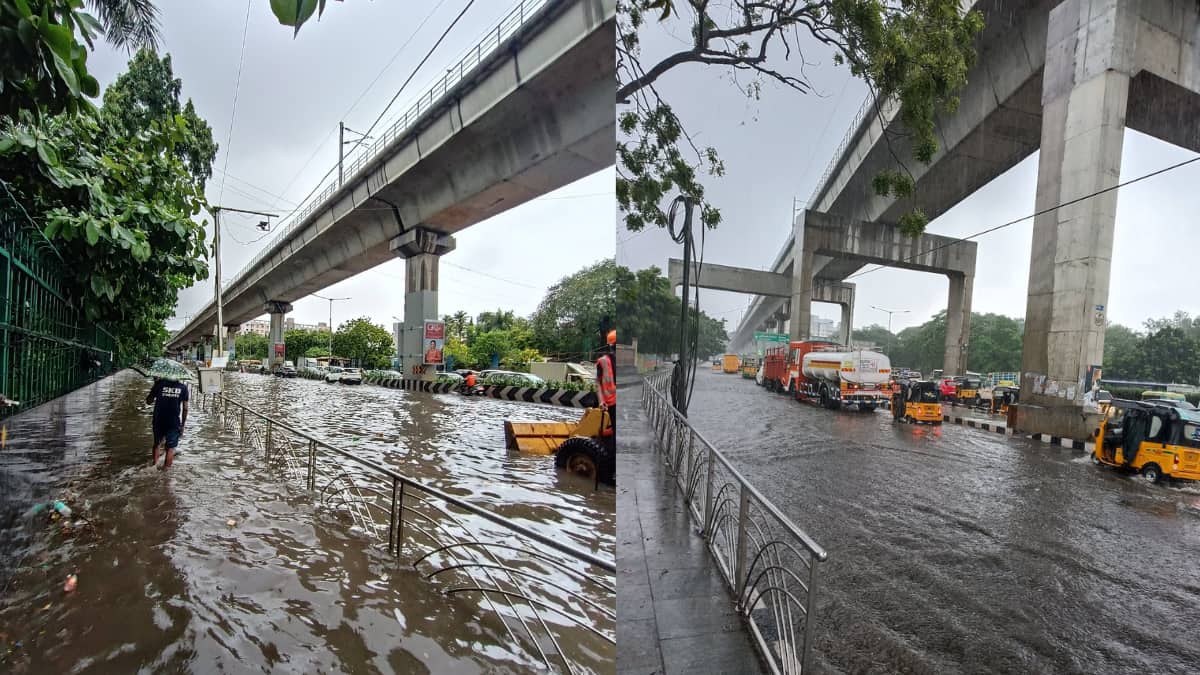 Chennai rain update: Incessant rains cause severe waterlogging across Chennai | Video
