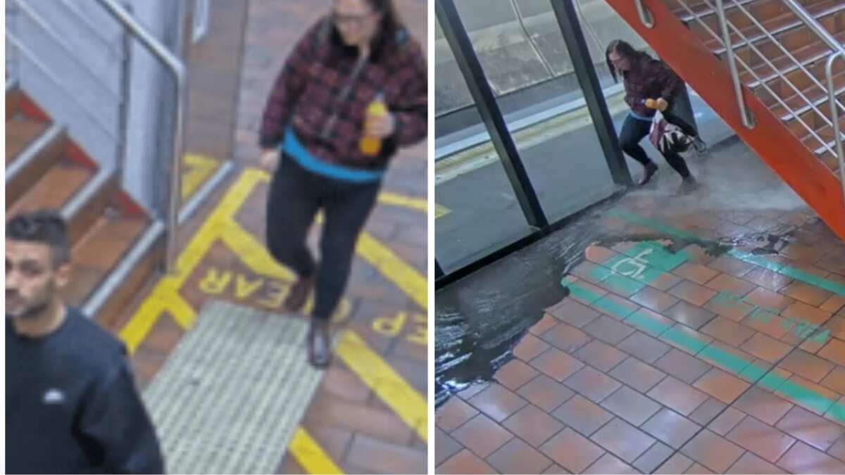 'Amorous couple' blamed for flooding that shut down two major Melbourne stations