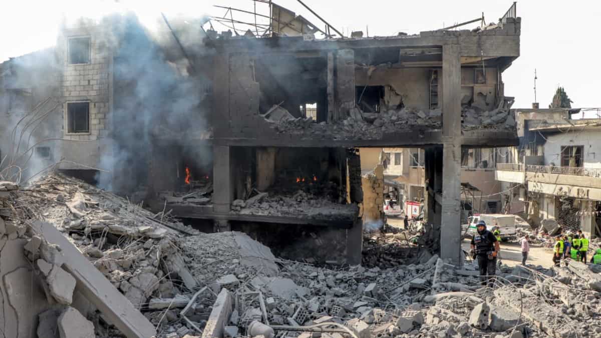 Lebanon says five dead, including mayor, in Israeli strikes on Nabatiyeh municipality