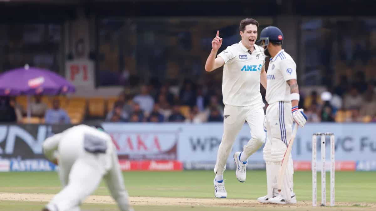 46 all out! New Zealand pacers make merry in Bengaluru as India register lowest Test total at home