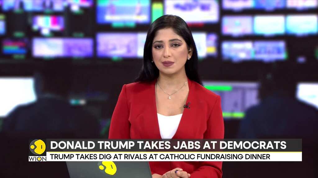 US Elections 2024: Donald Trump Takes Dig at Rivals at Catholic Fundraising Dinner