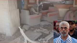 Yahya Sinwar Drone Footage | Shocking video shows Hamas chief Yahya Sinwar's last moments