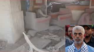 Yahya Sinwar Drone Footage | Shocking video shows Hamas chief Yahya Sinwar's last moments