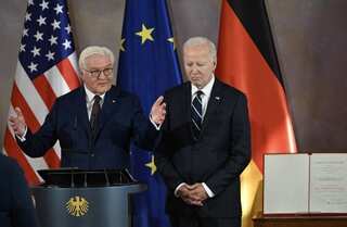 Biden says Western nations must sustain support 'until Ukraine wins'; receives Germany’s highest honour