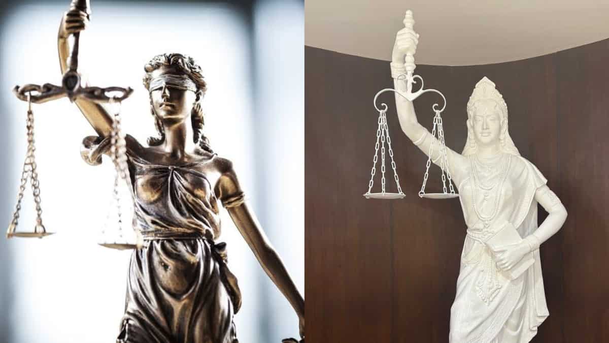 Social media erupts after India's Supreme Court changes the look of Lady Justice statue Social media erupts after India's Supreme Court changes the look of Lady Justice statue