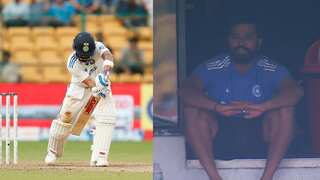 IND vs NZ: Rohit's reaction after Virat Kohli's dismissal goes viral as hosts struggle to save Bengaluru Test