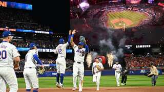 MLB playoff series: New York Mets continue purple patch with win over Los Angeles Dodgers