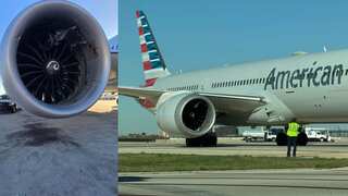 Plane engine sucks cargo container at Chicago airport in scary incident