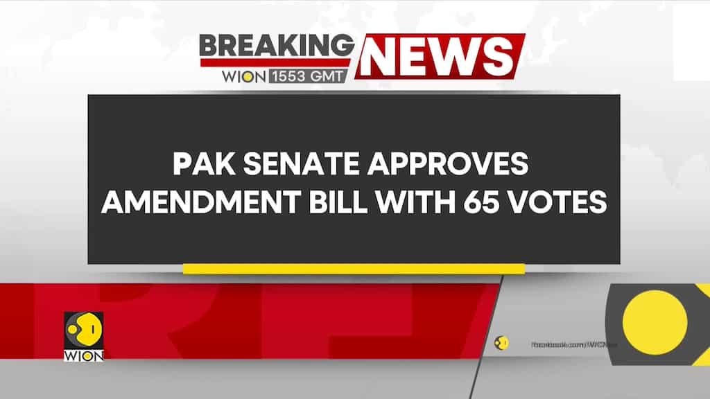 Breaking: Pakistan Senate Approves Amendment Bill With 65 Votes