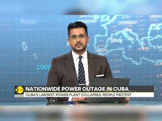 Cuba's Largest Power Plant Collapses, People Protest