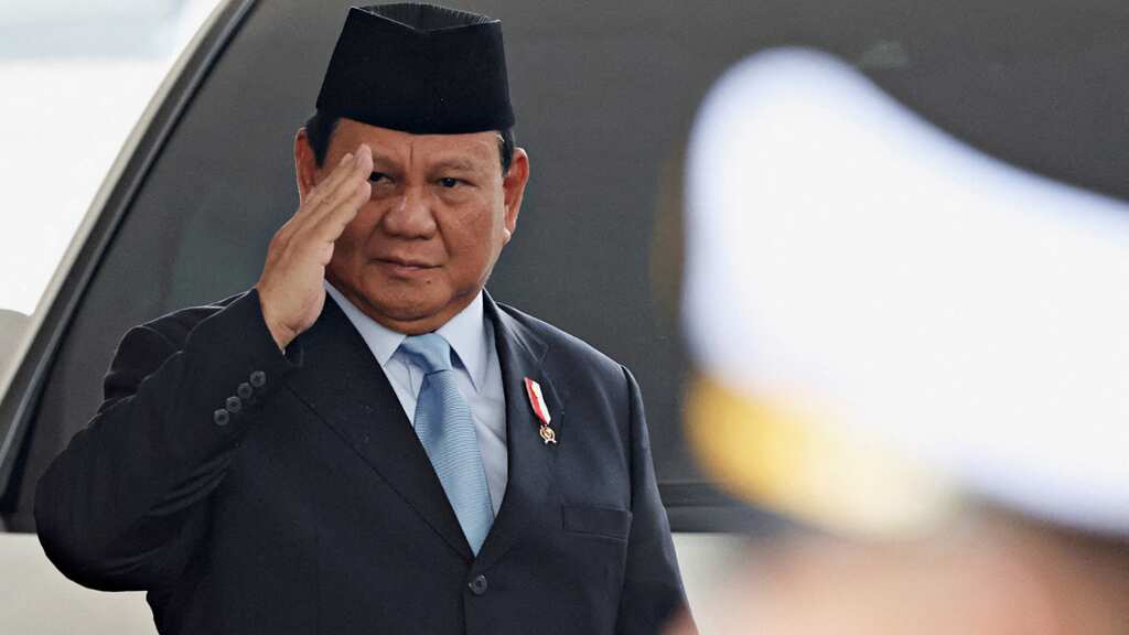 Former special forces commander Prabowo Subianto sworn in as Indonesian president
