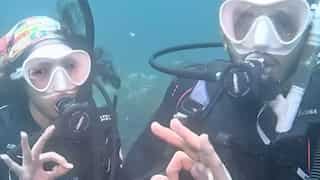 Saudi couple takes the plunge with stunning underwater wedding
