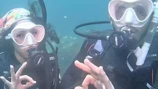 Saudi couple takes the plunge with stunning underwater wedding